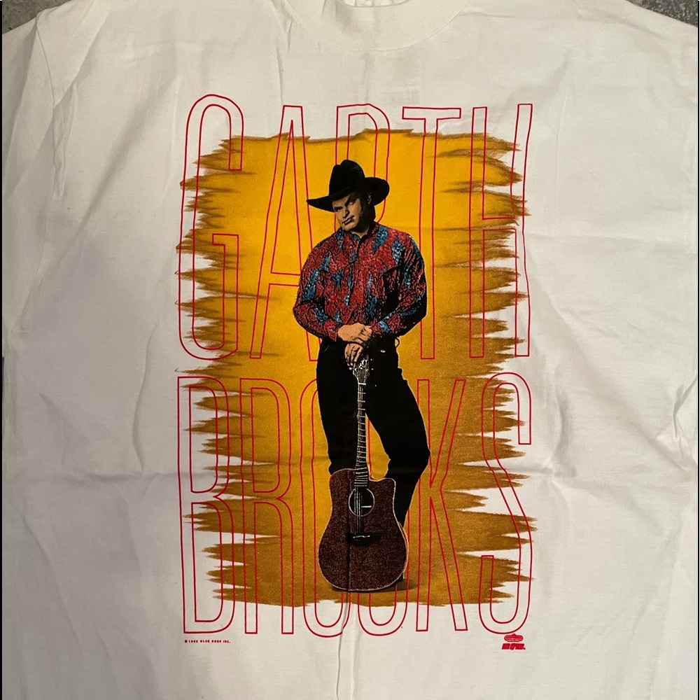 UNWORN GARTH BROOKS VINTAGE T SHIRT - 1992